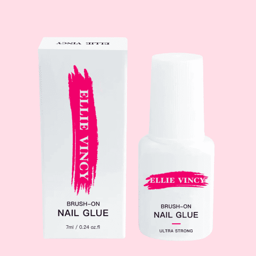 Brush-on Nail Glue | Mess Free, Travel Friendly, Vegan | Durable & Long-Lasting